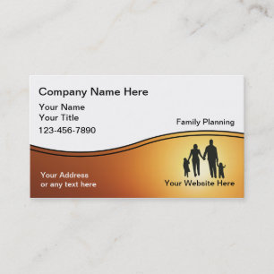 Family Planner Business Cards