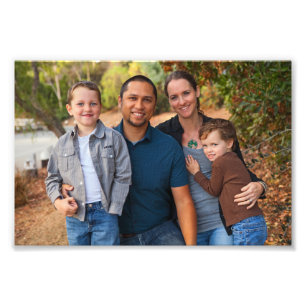 Family Portrait 5x7 Landscape Photo Print