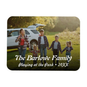 Family Portrait Memories (3"x4") Photo Magnet