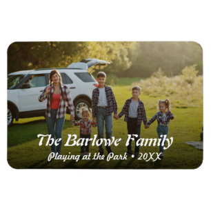 Family Portrait Memories (4"x6") Photo Magnet