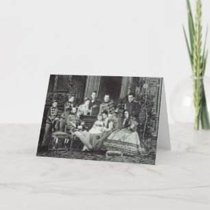 Family Portrait of Emperor Alexander II Card