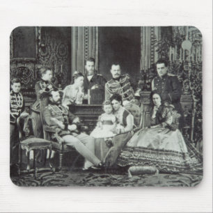 Family Portrait of Emperor Alexander II Mouse Pad
