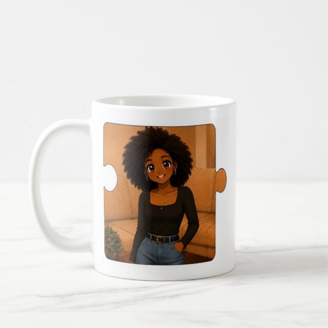 Family Puzzle Coffee Cup (Left)