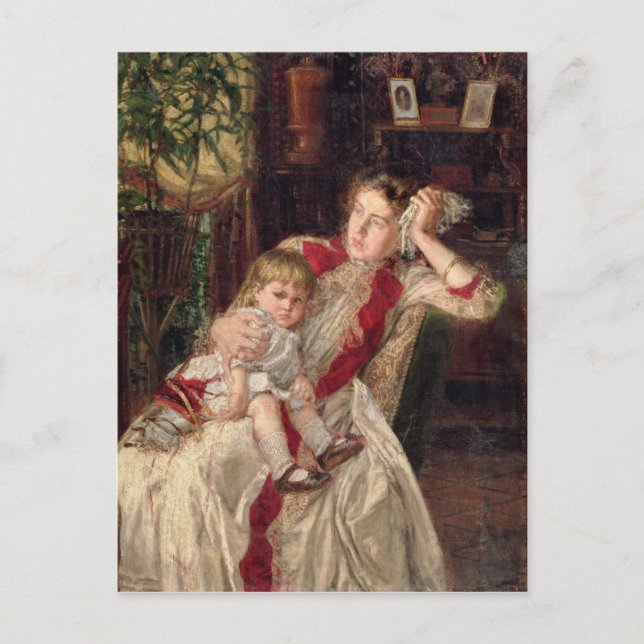Family Quarrel, 1890 Postcard (Front)
