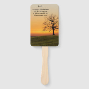 FAMILY QUOTE HAND FAN