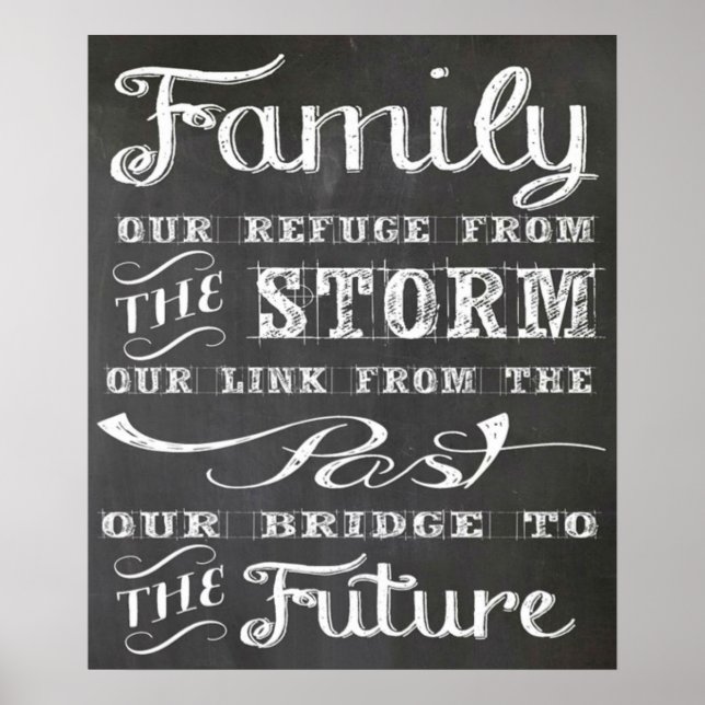 Family Quote Poster (Front)