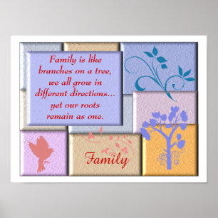 Family Quote - Poster