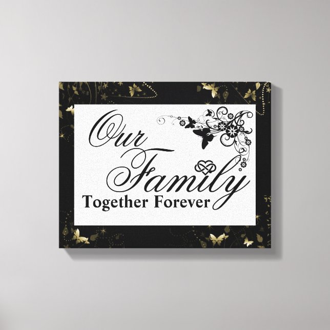 Family Quote/Wrapped Canvas (Front)