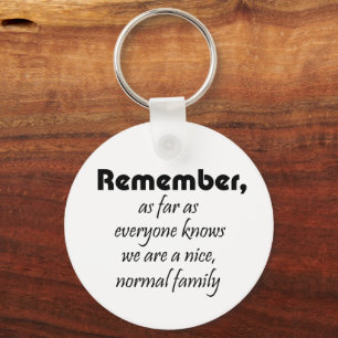 Family quotes funny novelty gifts fun keychains