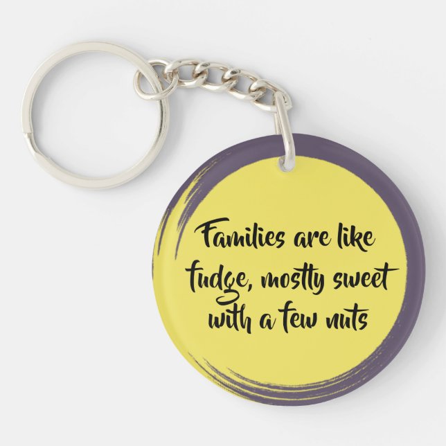 Family Quotes  Key Ring (Front)
