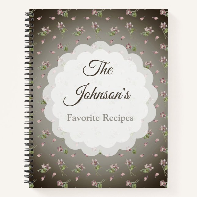 Family Recipe Notebook (Front)
