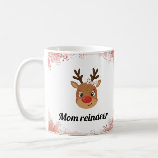Family Reindeer Matching Mugs