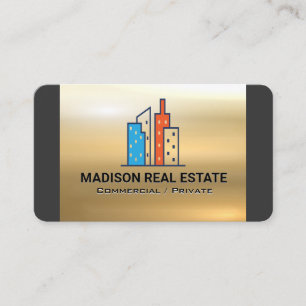Family Rentals   Gold Metal Business Card