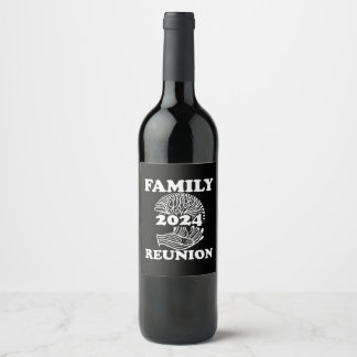 Family Reuinion 2024 Custom Wine Bottle Labels