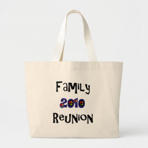 Family Reunion 2010 Large Tote Bag