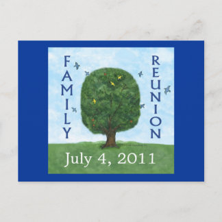Family Reunion 2011 Postcard Invitation
