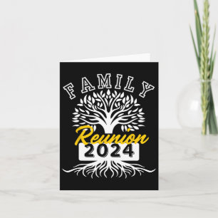 Family Reunion 2024 Attend Meeting Group Vintage Card