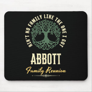 Family Reunion 2025 Matching Design - Abbott - Cop Mouse Pad