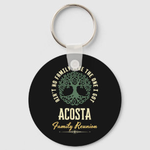 Family Reunion 2025 Matching Design - Acosta - Cop Key Ring