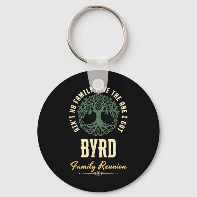 Family Reunion 2025 Matching Design - Byrd  Key Ring (Front)