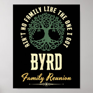 Family Reunion 2025 Matching Design - Byrd Poster