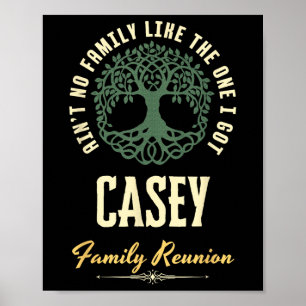 Family Reunion 2025 Matching Design - Casey Poster