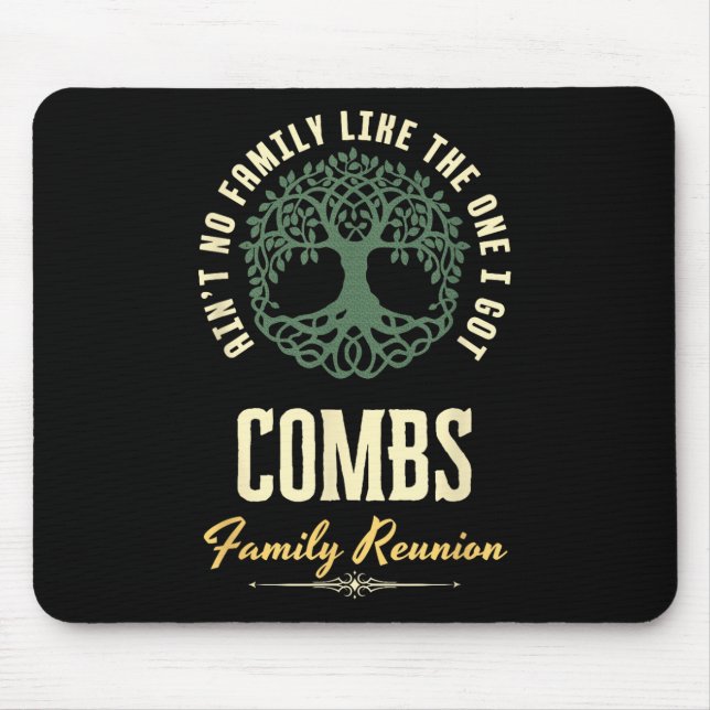 Family Reunion 2025 Matching Design - Combs  Mouse Pad (Front)