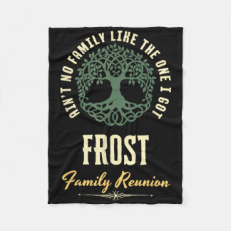 Family Reunion 2025 Matching Design - Frost Fleece Blanket