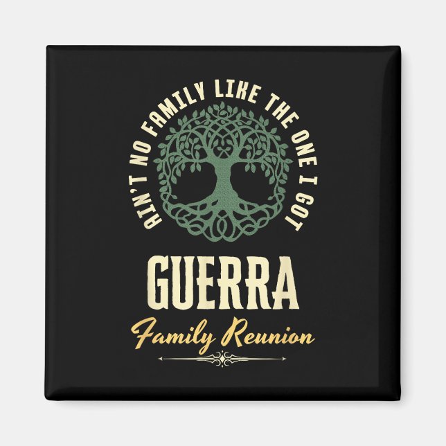 Family Reunion 2025 Matching Design - Guerra  Magnet (Front)