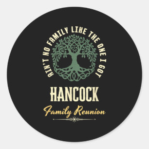 Family Reunion 2025 Matching Design - Han  Classic Round Sticker
