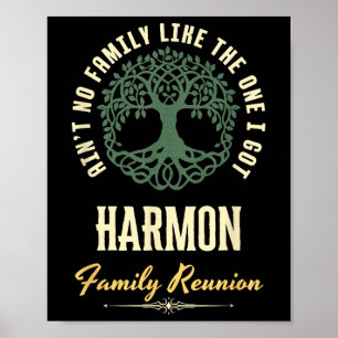 Family Reunion 2025 Matching Design - Harmon Poster