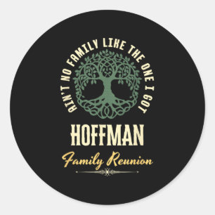 Family Reunion 2025 Matching Design - Hoffman Classic Round Sticker