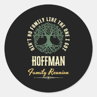 Family Reunion 2025 Matching Design - Hoffman  Classic Round Sticker