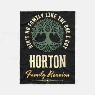 Family Reunion 2025 Matching Design - Horton  Fleece Blanket