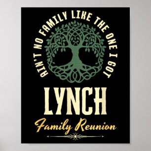 Family Reunion 2025 Matching Design - Lynch Poster