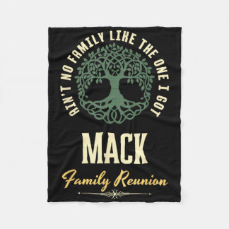 Family Reunion 2025 Matching Design - Mack Fleece Blanket