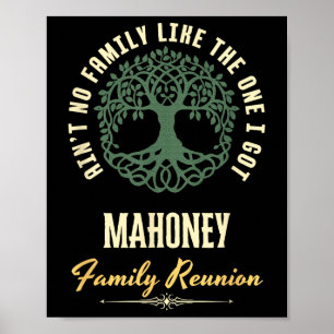 Family Reunion 2025 Matching Design - Mahoney Poster