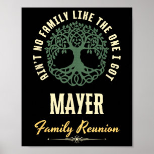Family Reunion 2025 Matching Design - Mayer Poster
