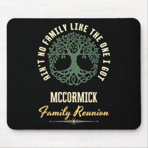 Family Reunion 2025 Matching Design - Mccormick Mouse Pad
