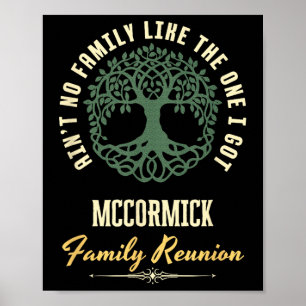 Family Reunion 2025 Matching Design - Mccormick  Poster