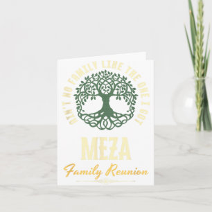 Family Reunion 2025 Matching Design - Meza Card