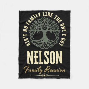 Family Reunion 2025 Matching Design - Nelson Fleece Blanket