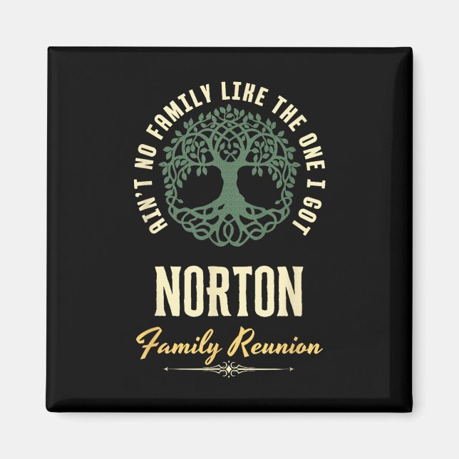 Family Reunion 2025 Matching Design - Norton  Magnet (Front)