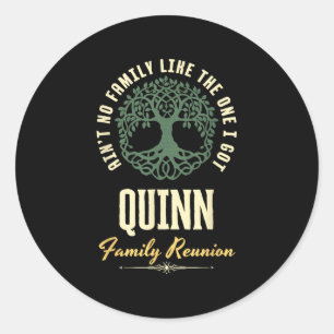 Family Reunion 2025 Matching Design - Quinn Classic Round Sticker