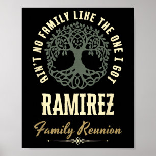 Family Reunion 2025 Matching Design - Ramirez Poster