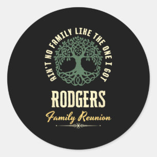 Family Reunion 2025 Matching Design - Rodgers  Classic Round Sticker