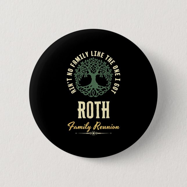 Family Reunion 2025 Matching Design - Roth  6 Cm Round Badge (Front)