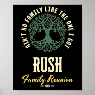 Family Reunion 2025 Matching Design - Rush Poster