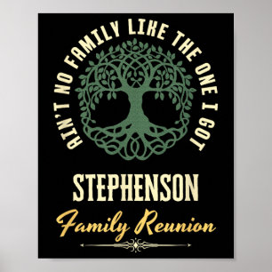 Family Reunion 2025 Matching Design - Stephenson Poster
