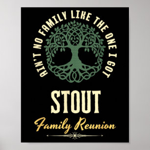 Family Reunion 2025 Matching Design - Stout Poster